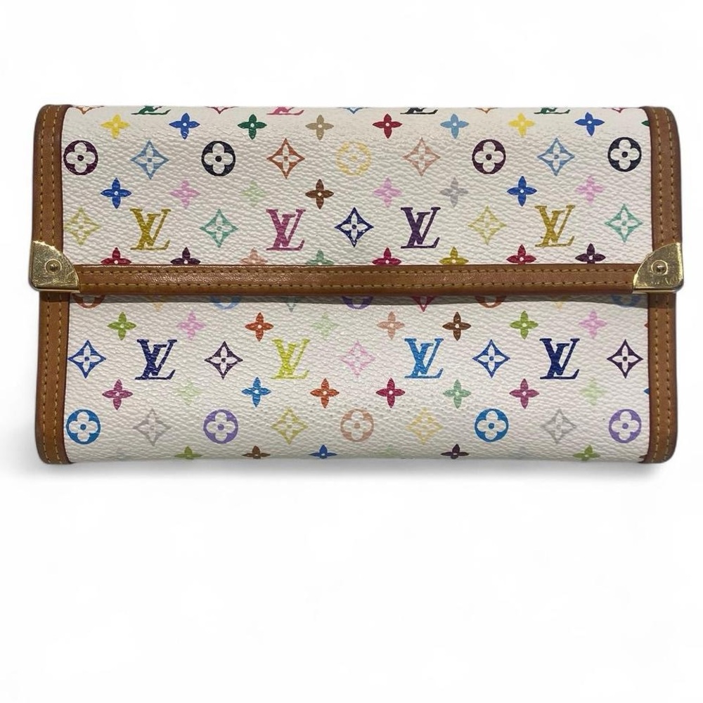 Louis Vuitton Brown Leather Wallet